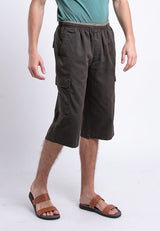 Forest 100% Cotton Twill 27"/28" Cargo Pants Men Shorts Casual 3 Quarter Short Pants Men | Seluar Pendek Lelaki - 65790