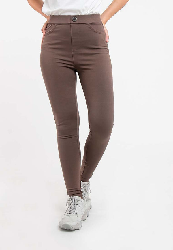 Ladies High Waist Skinny Stretchable Pants - 810447