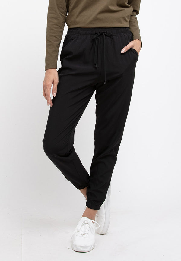 Forest Ladies Elastic 2Way Stretch Jogger Track Pants Quick Dry Training Women | Seluar Track Perempuan - 810480