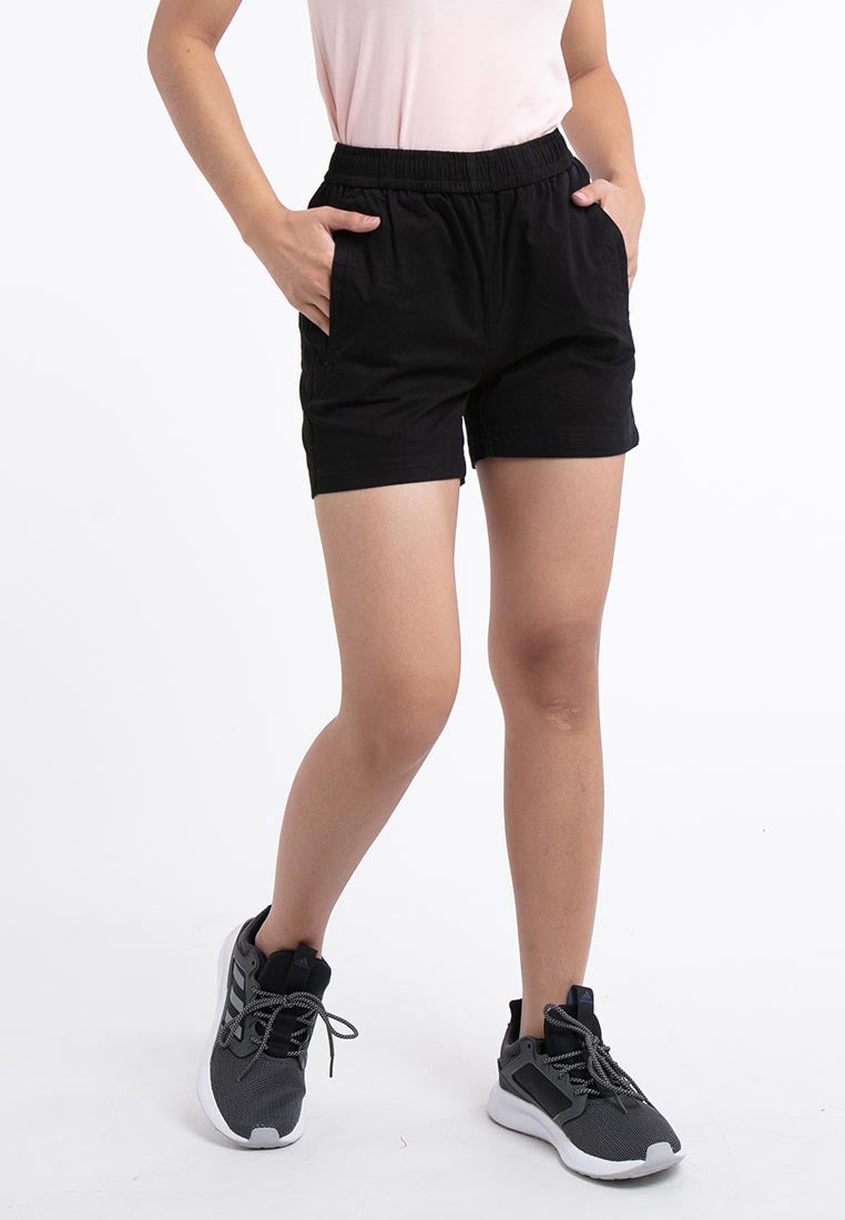 Forest Ladies 14/15" Cotton Twill Elastic Waist Casual Shorts Pants | Seluar Pendek Perempuan - 860138