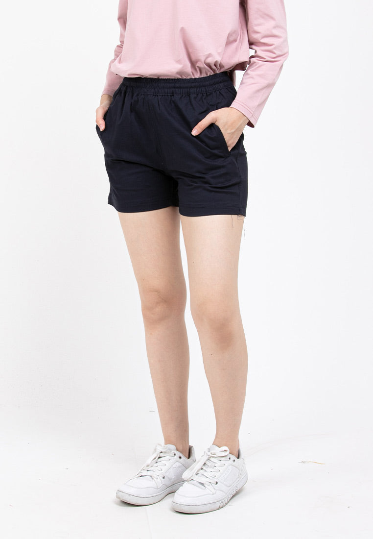 Forest Ladies 14/15" Cotton Twill Elastic Waist Casual Shorts Pants | Seluar Pendek Perempuan - 860138