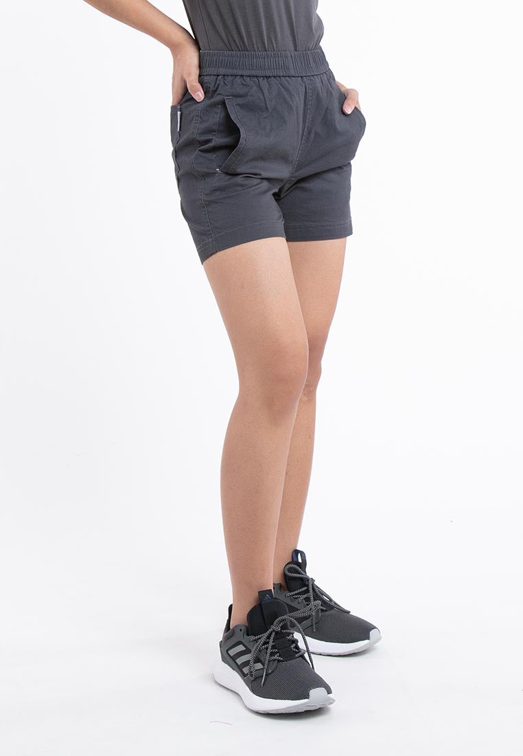 Forest Ladies 14/15" Cotton Twill Elastic Waist Casual Shorts Pants | Seluar Pendek Perempuan - 860138