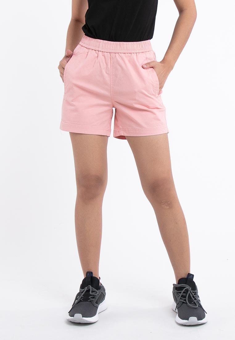 Forest Ladies 14/15" Cotton Twill Elastic Waist Casual Shorts Pants | Seluar Pendek Perempuan - 860138