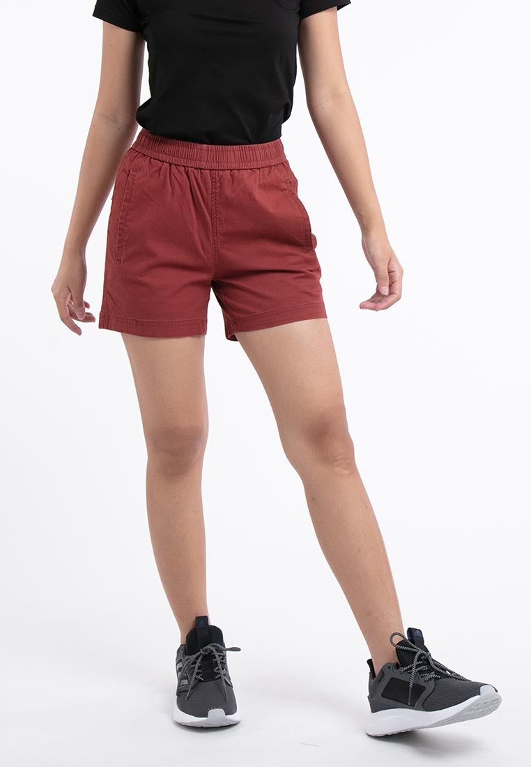 Forest Ladies 14/15" Cotton Twill Elastic Waist Casual Shorts Pants | Seluar Pendek Perempuan - 860138