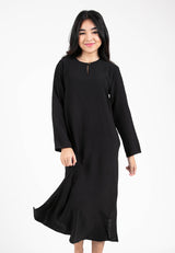 Forest Ladies Woven Long Sleeve Loose Dress Women Dress - 885022