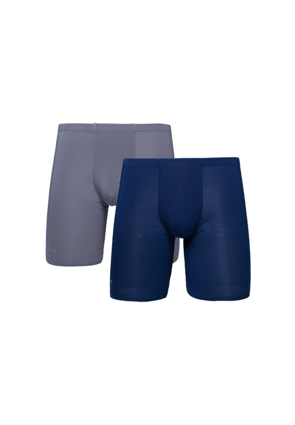 (2 Pcs) Byford Micromodal Spandex Boxer Brief Underwear Assorted Colour - BUB701BB