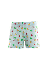 Shinchan 100% Cotton Ladies Boxer Shorts ( 1 Pieces ) Assorted Colours - CLD0007X