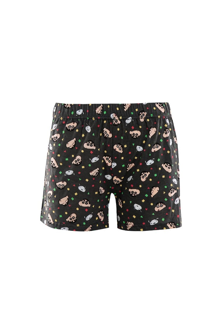 Shinchan 100% Cotton Ladies Boxer Shorts ( 1 Pieces ) Assorted Colours - CLD0007X