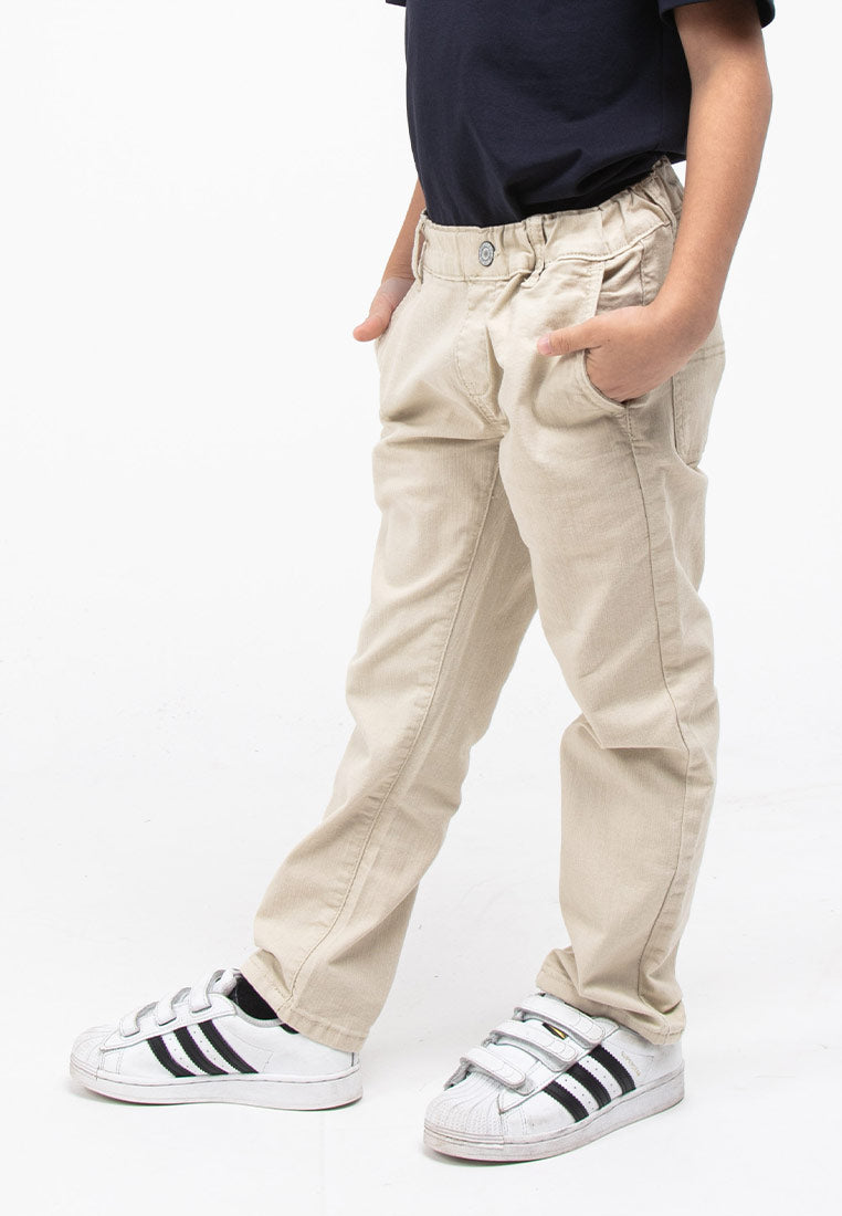 Forest Kids Boy Woven Stretchable Waistband Long Pants | Seluar Panjang Budak Lelaki - FK10037