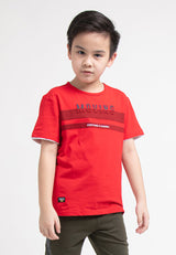 Forest Kids 3D Effects Stretchable Round Neck Tee | Baju T Shirt Budak - FK20129