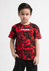 Forest Kids Camouflage Stretchable Round Neck Tee | Baju T Shirt Budak - FK20136