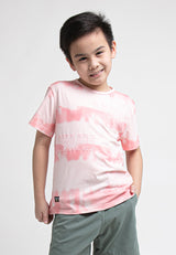 Forest Kids Gradient Effects Stretchable Round Neck Tee | Baju T Shirt Budak - FK20137