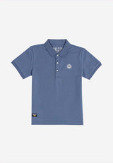 Forest Kids Premium Weight Cotton Pique Polo T Shirt Boy Kids Collar Tee | Baju Polo T Shirt Budak Lelaki - FK2073