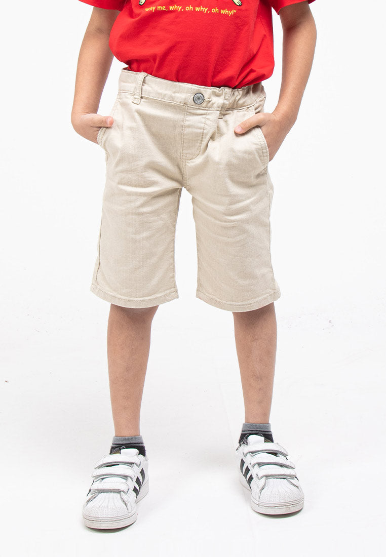 Forest Kids Boy Woven Stretchable Waistband Short Pants | Seluar Pendek Budak Lelaki - FK65041