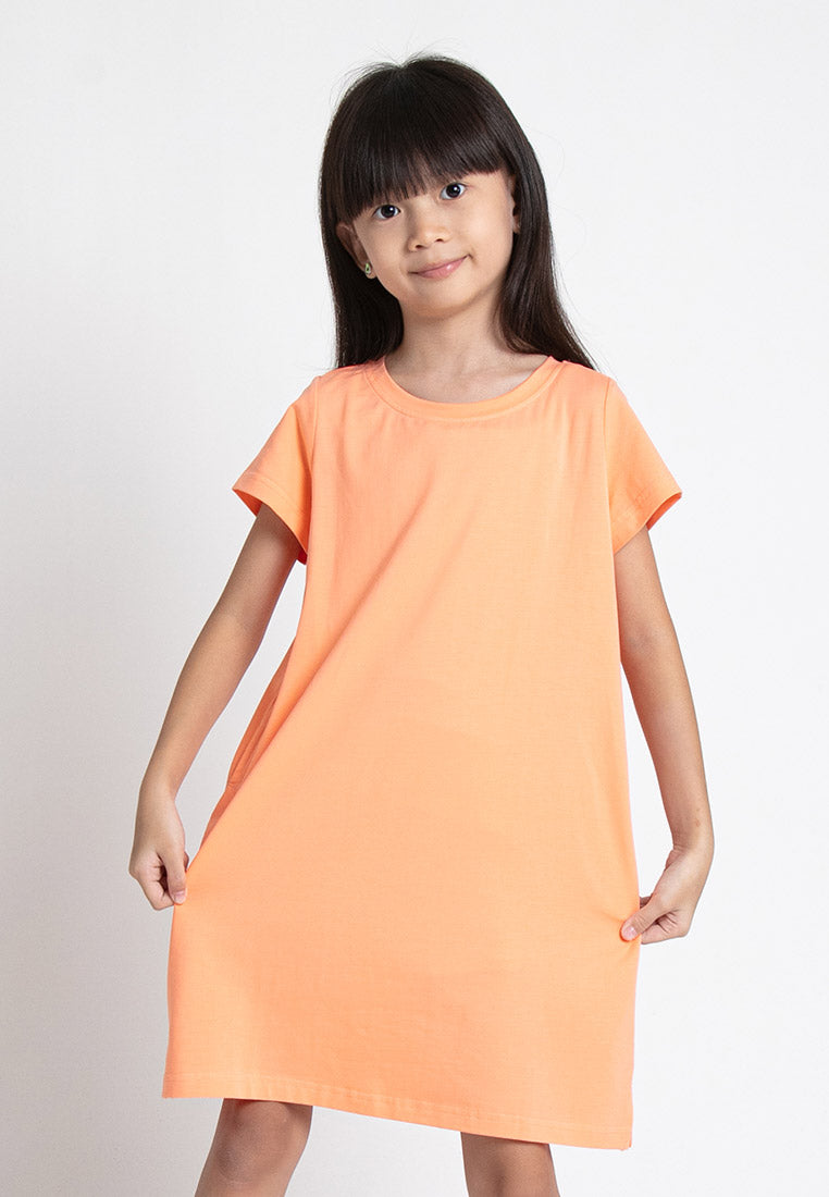 Forest Kids Girl Short Sleeve Dress | Baju Budak Perempuan Lengan Pendek - FK885006