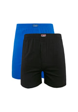(2 Pcs) Forest Men Boxer 100% Cotton Men Underwear Boxer Lelaki Assorted Colours - FUD211X