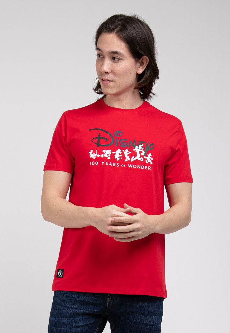 Forest x Disney 100 Year of Wonder Mickey Round Neck Tee Men Family Tee | Baju T shirt Lelaki - FW20058