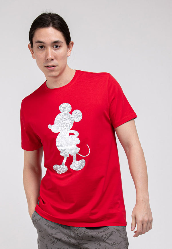 Forest x Disney 100 Year of Wonder Mickey Round Neck Tee Men Family Tee | Baju T shirt Lelaki - FW20061
