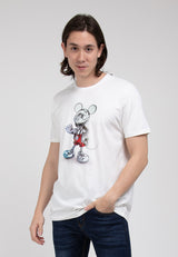 Forest x Disney 100 Year of Wonder Mickey Round Neck Tee Men Family Tee | Baju T shirt Lelaki - FW20062