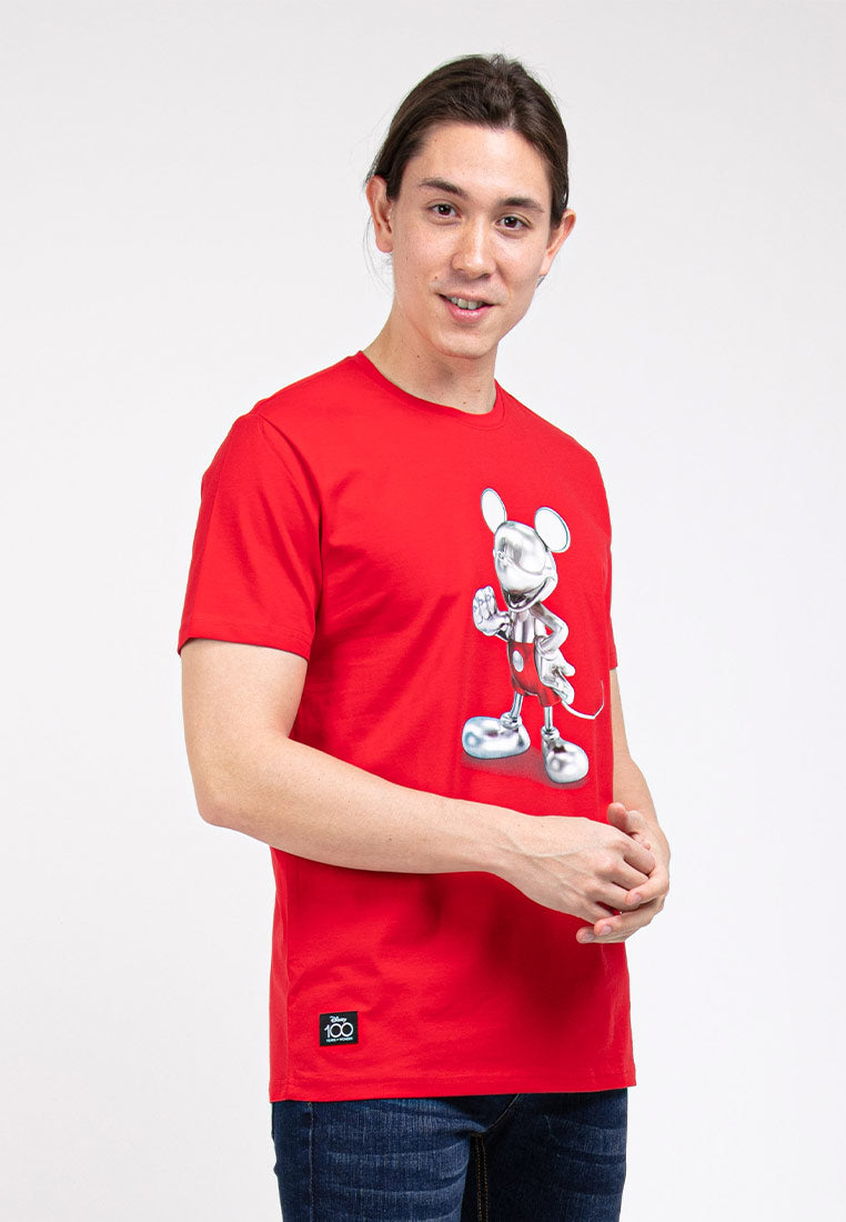 Forest x Disney 100 Year of Wonder Mickey Round Neck Tee Men Family Tee | Baju T shirt Lelaki - FW20062