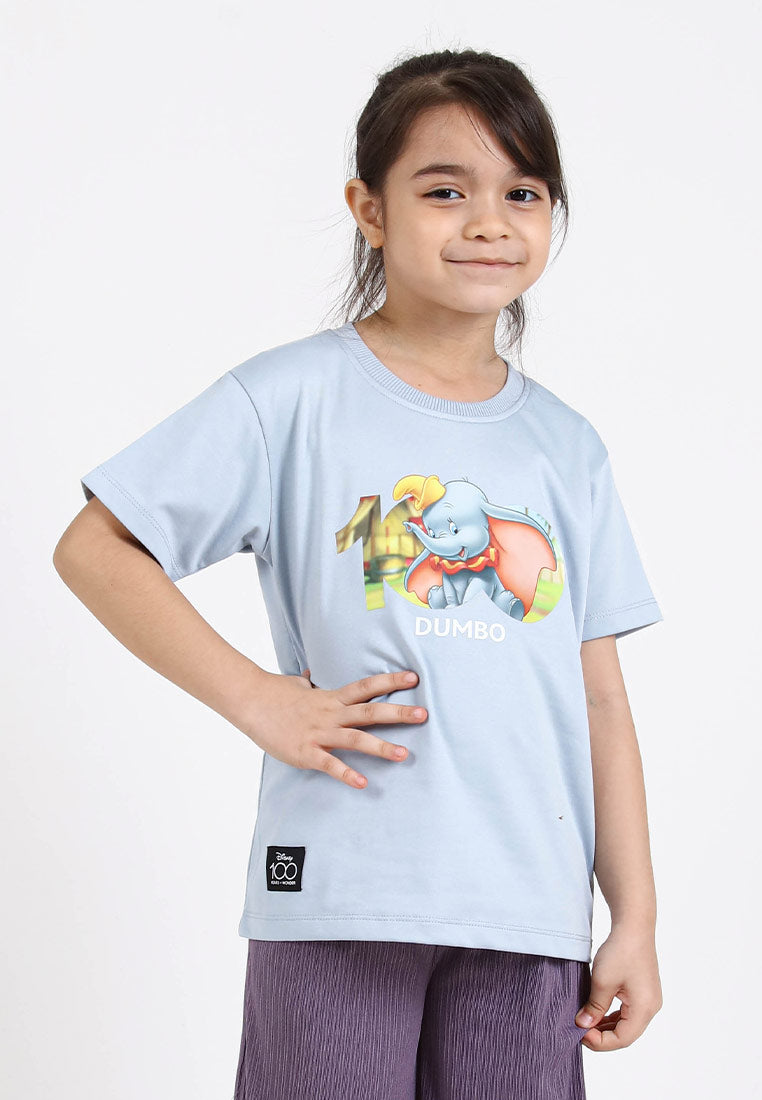 Forest x Disney 100 Year of Wonder Dumbo Airism Cotton Kids Family T Shirt | Baju T shirt Budak - FWK20075