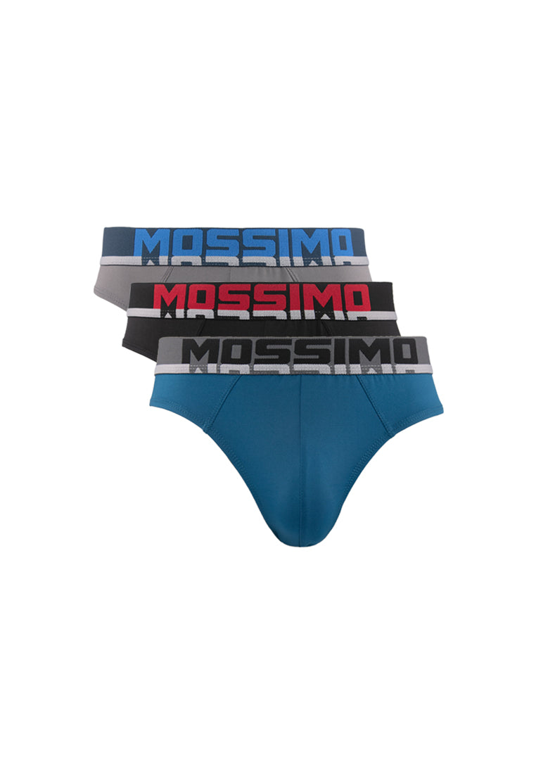 Mossimo Microfiber Spandex Mini Briefs ( 3 Pieces ) Assorted Colours - MUD0039M