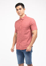 Forest Plus Size Cotton Woven Casual Plain Men Shirt | Plus Size Baju Kemeja Lelaki Saiz Besar - PL621190