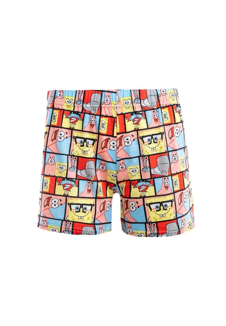 Spongebob 100% Cotton Ladies Boxer Shorts ( 1 Piece ) Assorted Colours –  Forest Clothing