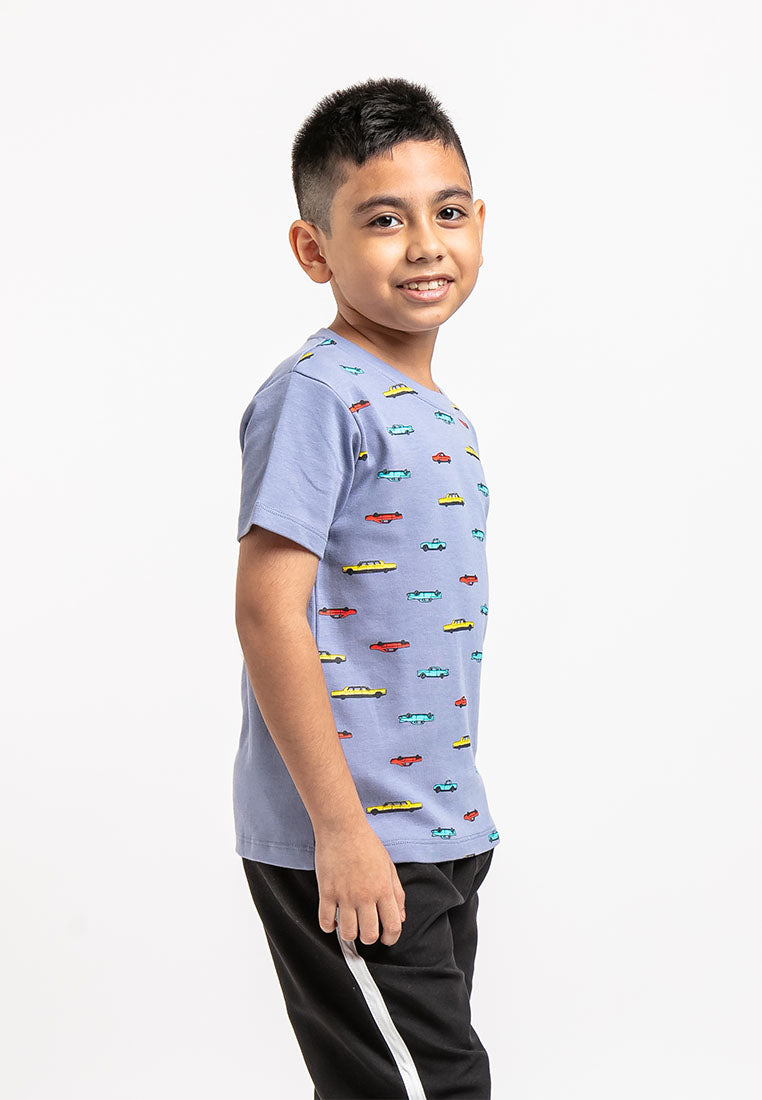 Forest Kids Premium Cotton Interlock T Shirt Boys Graphic Round Neck Tee | Baju T Shirt Budak Lelaki - FK2043