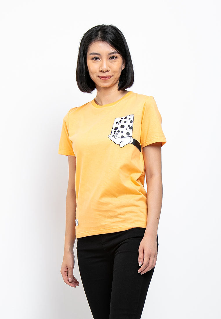 Forest X Disney Mickey Printed Round Neck Tshirt Women | Baju T shirt Perempuan - FW820023