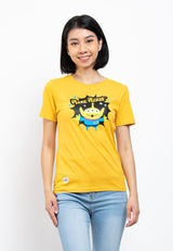 Forest X Disney Alien Printed Round Neck Tshirt Women | Baju T shirt Perempuan - FW820024