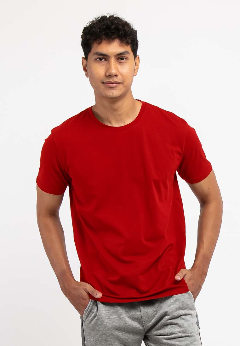 Forest Plus Size Premium Soft-Touch Cotton Slim Fit Plain Tee T Shirt Men | Baju T Shirt Lelaki - PL23790