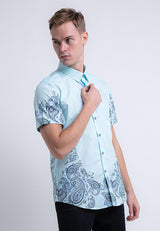 Alain Delon Short Sleeve Slim Fit Printed Batik - 14422010