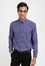 Long Sleeve Checked Business Shirt - 15119007