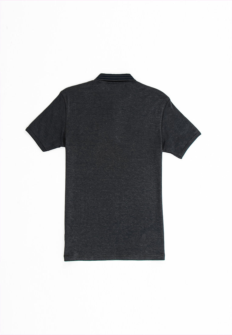 Forest Slim Fit Collar T Shirt Men Polo Tee | Baju T Shirt Lelaki - 23260