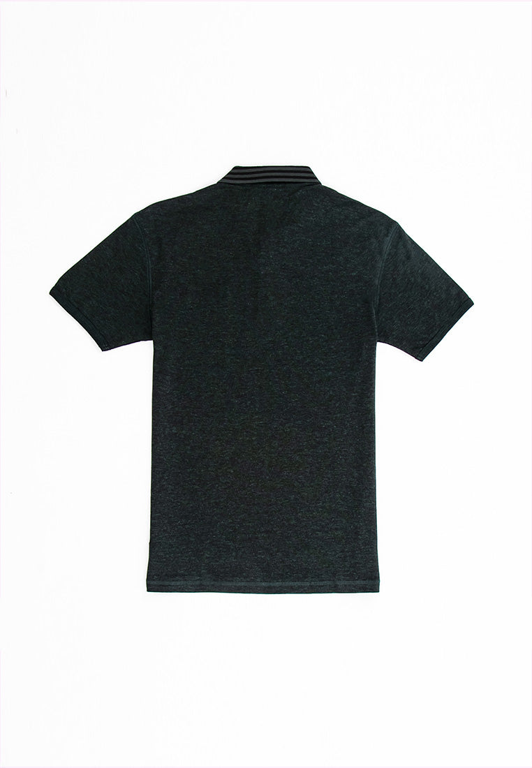 Forest Slim Fit Collar T Shirt Men Polo Tee | Baju T Shirt Lelaki - 23260
