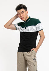 Patterned Fashion Polo Tee - 23526