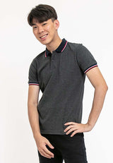 Cotton Pique Slim Fit Polo Tee - 23600