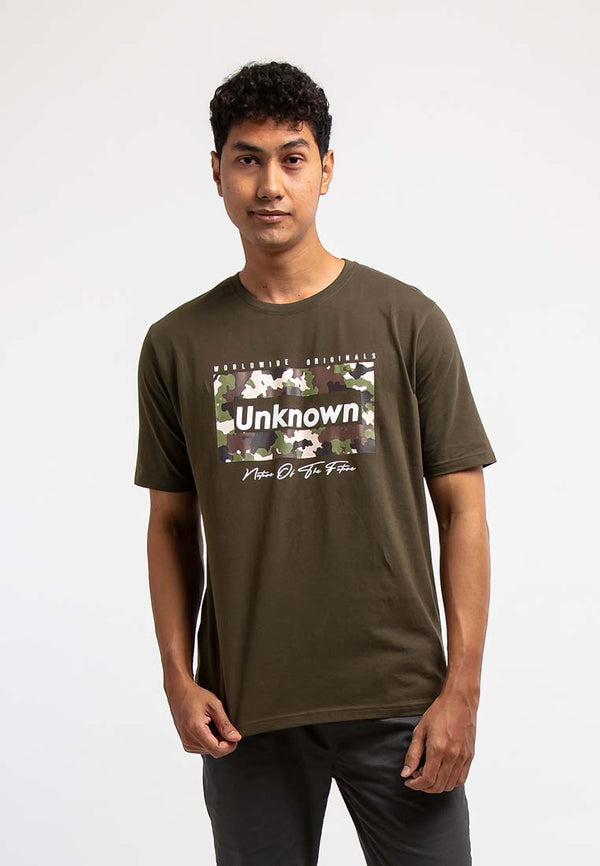 Forest 100% Cotton T Shirt Men Graphic Round Neck Tee - 23654