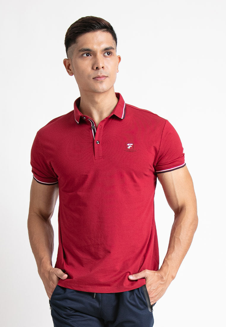 Forest Soft-Touch Silky Cotton Slim Fit Polo Tee Mercerized Knitted Polo Tee | Baju T Shirt Lelaki - 23749