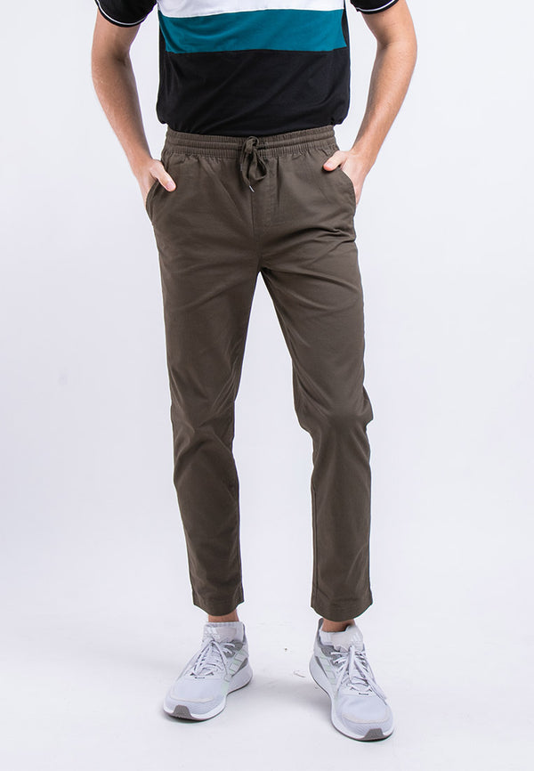 Forest 100% Cotton Twill Trousers Stretchable Slim Fit Long Pants Men | Seluar Lelaki Panjang ( New Arrival ) - 610188