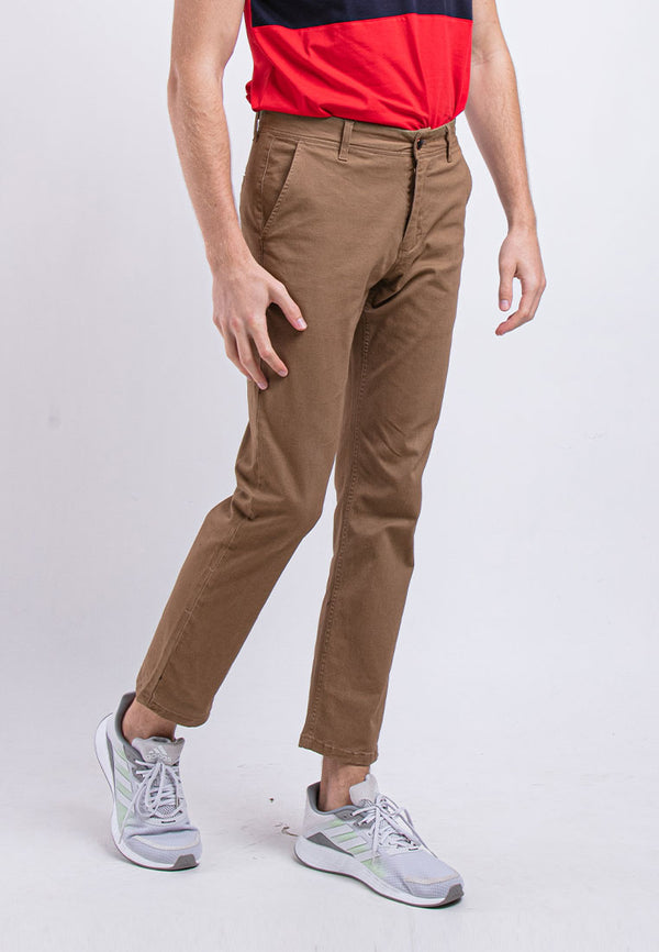 Forest Stretchable Chino Pants Trousers Straight Cut Khakis Pant Men Cotton Men Long Pants | Seluar Lelaki - 610197