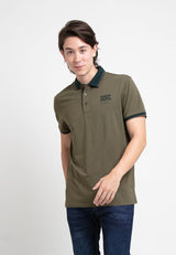 Forest Stretchable Casual Polo Tee Slim Fit Polo T Shirt Men | Baju T Shirt Lelaki - 621215
