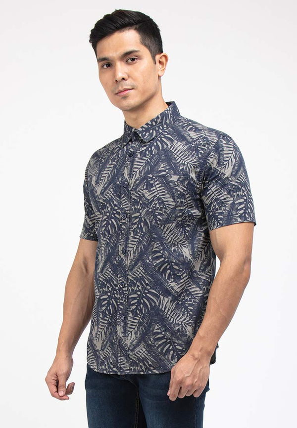 Forest Woven Full Print Men Shirt | Baju Kemeja Lelaki - 621239