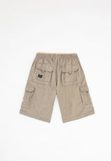 100% Cotton Twill Cargo Short Pants - 65718