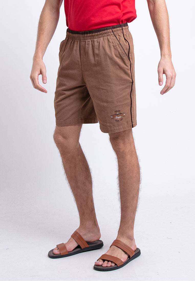 Forest 100% Cotton Twill Short Pants Men Woven Casual Shorts | Seluar Pendek Lelaki - 65826