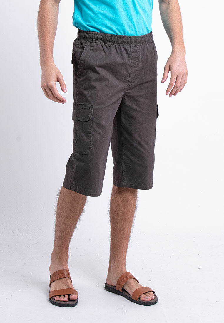 Forest 100% Cotton Twill 27"/28" Cargo Pants Men Shorts Casual 3 Quarter Short Pants Men | Seluar Pendek Lelaki - 665069