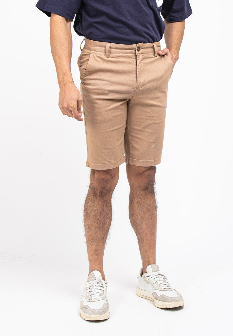 Forest Cotton Twill Plain Bermuda Shorts Pants Men | Seluar Pendek Lelaki - 670208