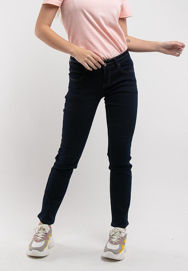 Ladies Slim Cut Stretchable Denim Jeans - 810358