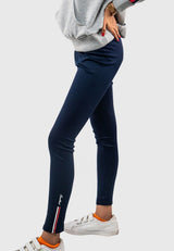 Ladies Slim Plain Knit Legging - 810395 Navy